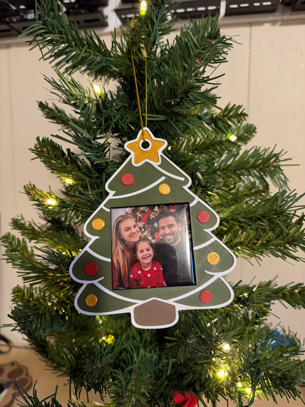 2x2 Christmas Tree Ornament