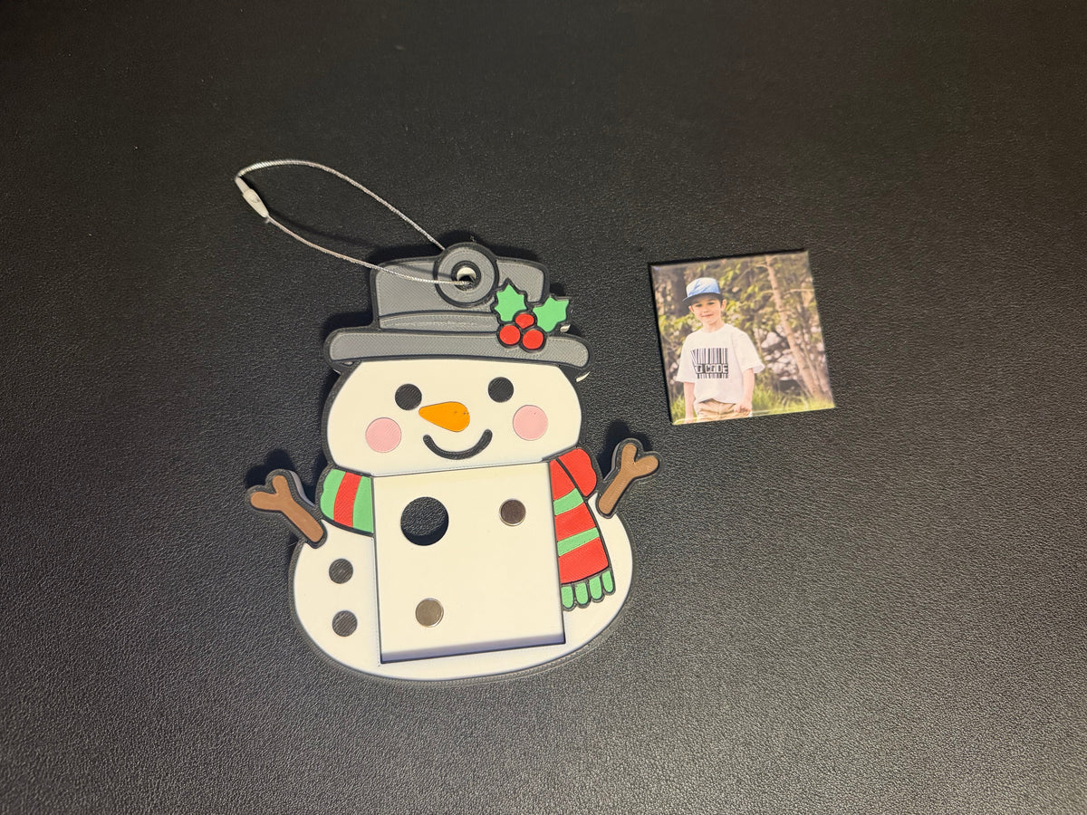 2x2 Snowman Ornament