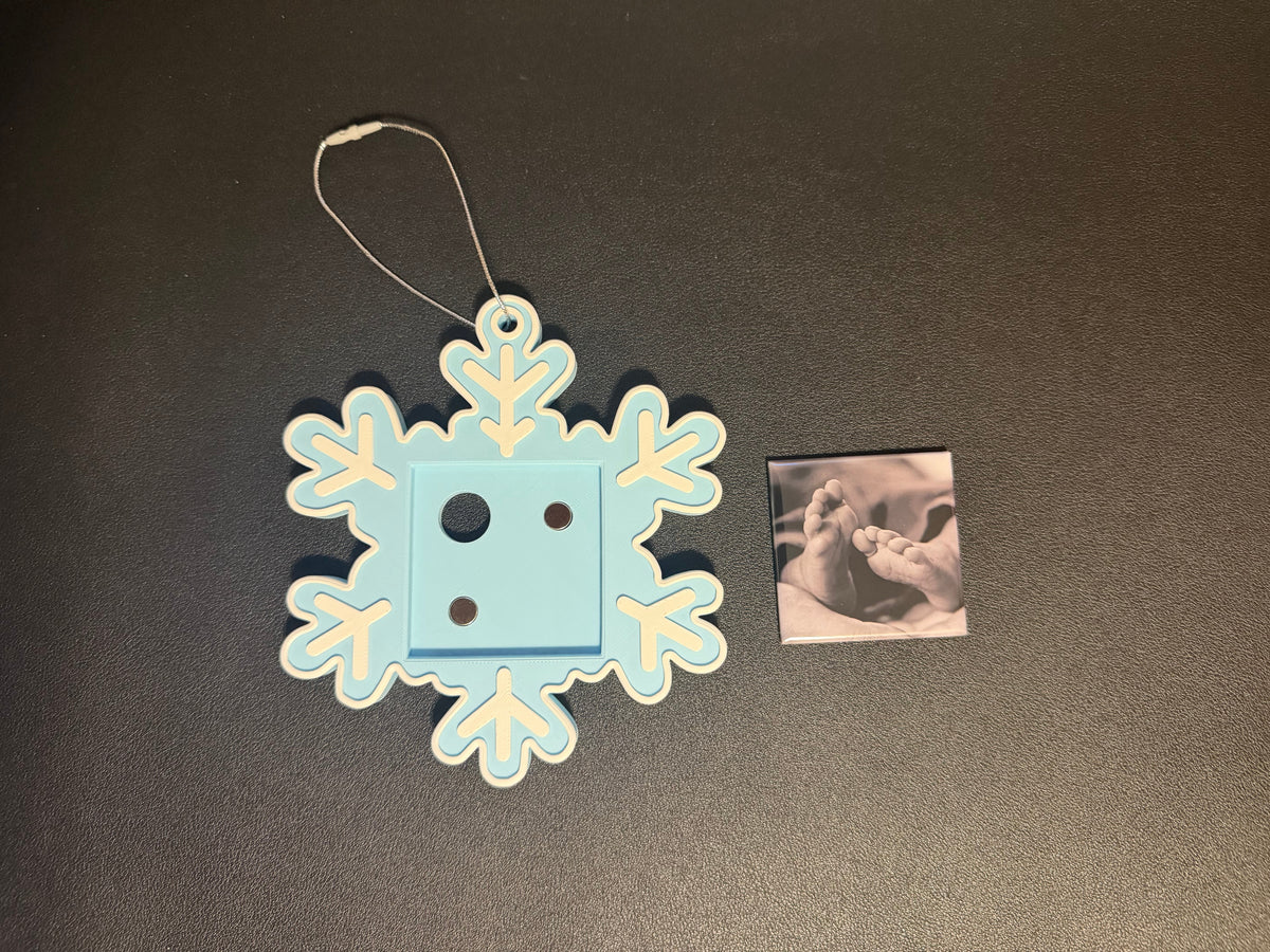2x2 Snowflake ornament
