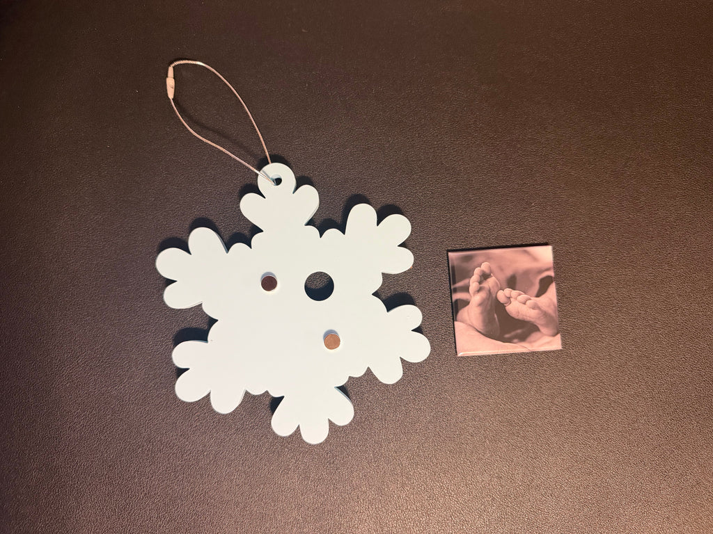 2x2 Snowflake ornament